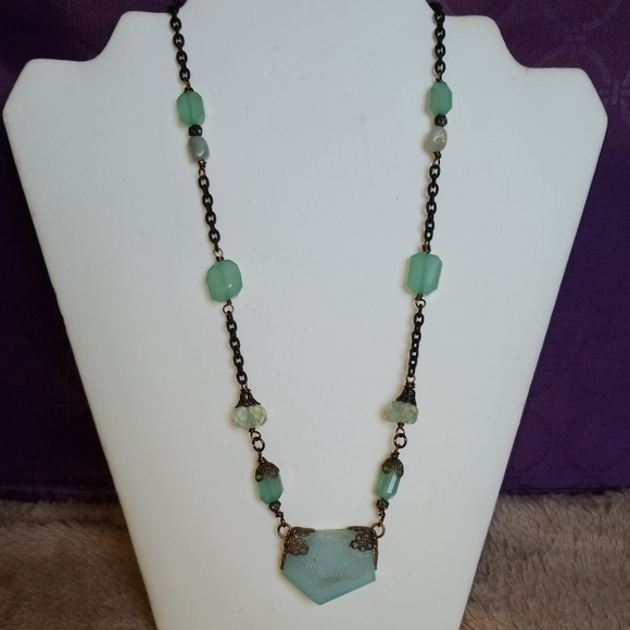OOAK GEMSTONE NECKLACE - Picture 3 of 5